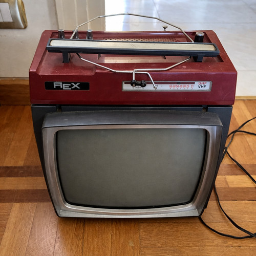 Televisore vintage rex - televisore, anni
