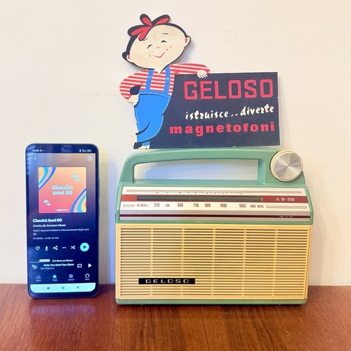 Radio vintage geloso g16 250 - geloso, g16/250