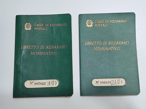Libretti risparmio postale - libretti,